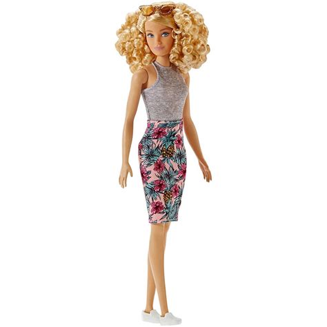 Mattel Barbie Fashionistas Pineapple Pop Original Doll Fbr37 Fjf35