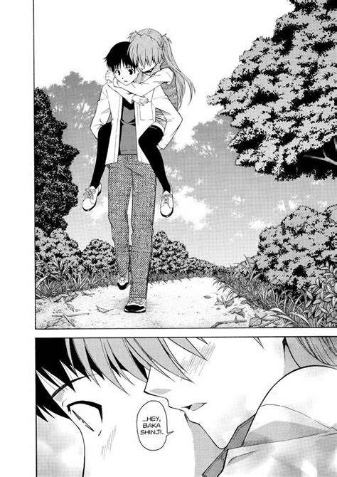 Asuka And Shinji Evangelion Neon Genesis Evangelion Evangelion Art