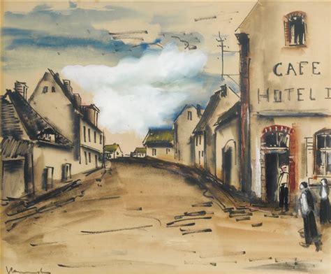 Rue De Village By Maurice De Vlaminck On Artnet