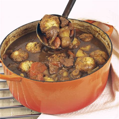 Add the bay leaf and sprinkle with thyme, salt, and pepper. Crockpot Beef Stew With Herb Dumplings Recipe
