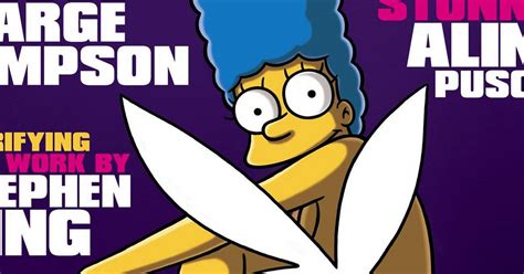 Marge Simpson Som Playbabe Sild