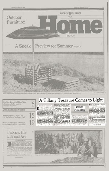 A Tiffany Treasure Comes To Light The New York Times