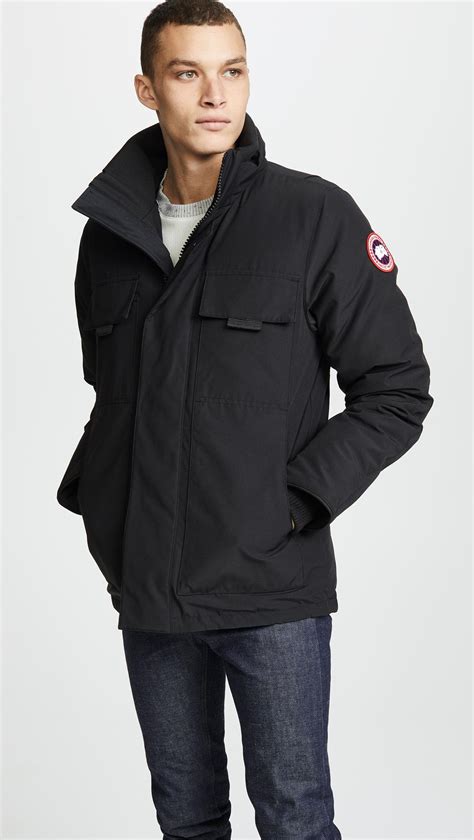 canada goose synthetic forester jacket in black for men lyst