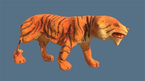 tiger 3d model by fredfroehlich [e146f41] sketchfab