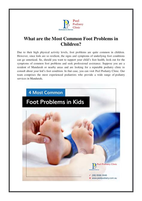 Ppt What Are The Most Common Foot Problems In Children Powerpoint