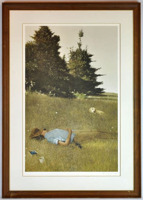 Lot Andrew Wyeth Collotype Distant Thunder