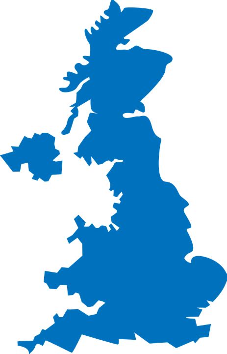Free Vector Map Of Great Britain Sinclasopa