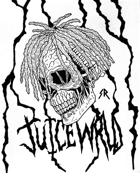 Juice Wrld Coloring Pages Coloring Home