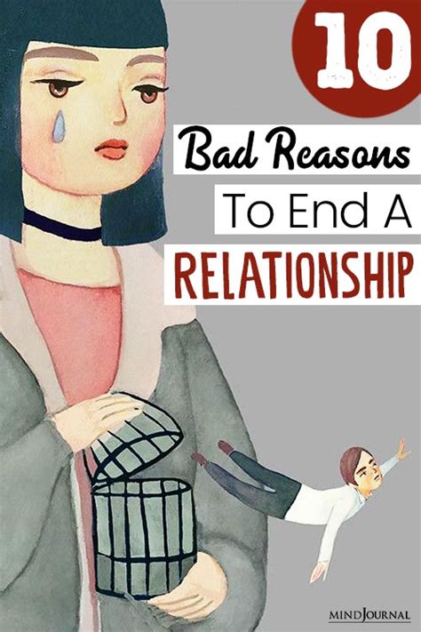 10 really bad reasons to end a relationship