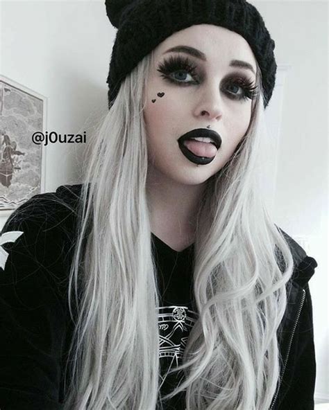 Alt Makeup Edgy Makeup Makeup Art Goth Beauty Dark Beauty Blonde