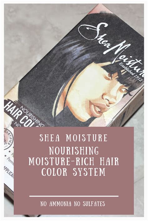 Share photos with us and. Shea Moisture Hair Color System: Jet Black | Shea moisture ...
