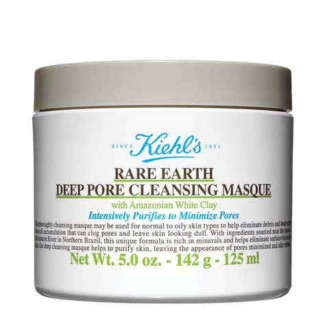 Rare Earth Deep Pore Cleansing Masque Clay Mask Kiehls Uk