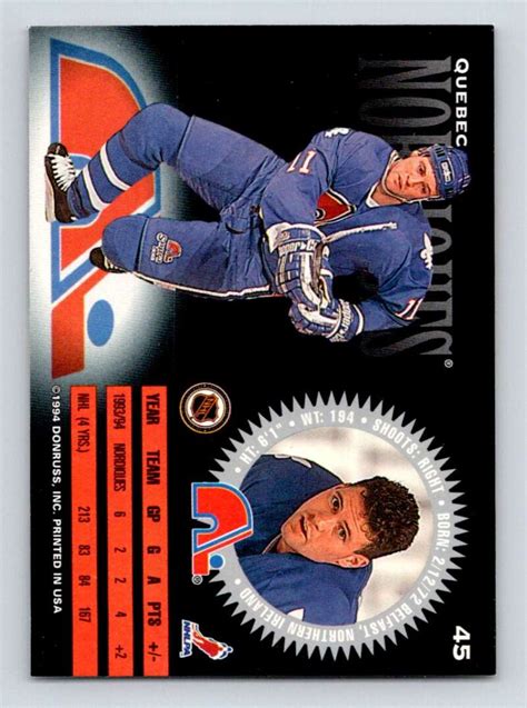 1994 95 Donruss Base Hockey Checklist Ultimate Cards And Coins