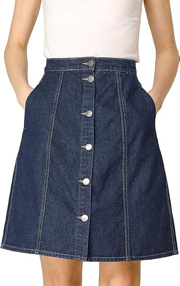 Share More Than 158 Knee Length Denim Skirt Uk Best Dedaotaonec