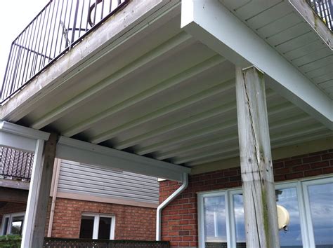 They are placed so a slight slope is created directing the rain to gutters. UnderDeck water drainage system using UnderDeck-The ...