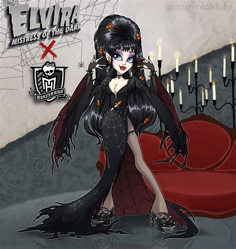Artstation Monster High Skullector Doll Concept Elvira