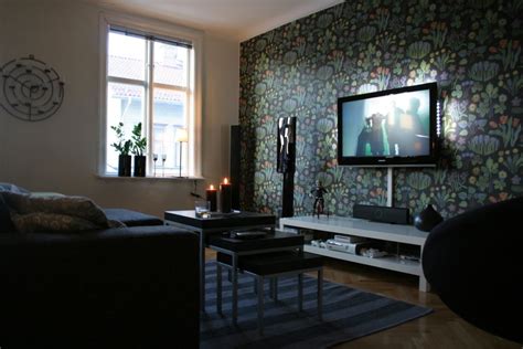 30 Living Room Design Ideas With Tv Set On Wall Decoration Love