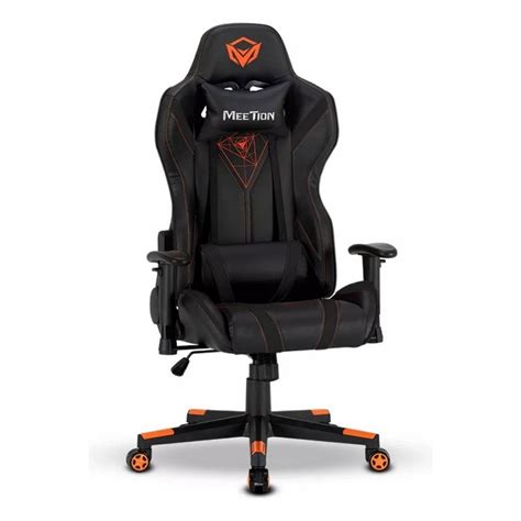 Silla Gamer Escritorio Meetion E Sport Chr Reclinable Negra Hogar