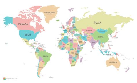 Sintético 137 Dibujo de un planisferio con sus continentes