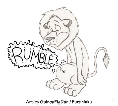 Hungry Lion By Guineapigdan On Deviantart