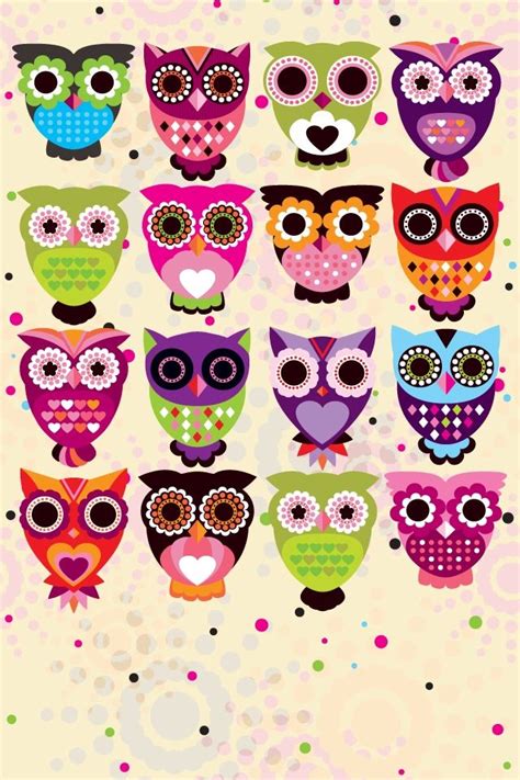 Free Download Cute Fashion Girly Owl Print Wallpaper Xoxo Weit 500x500