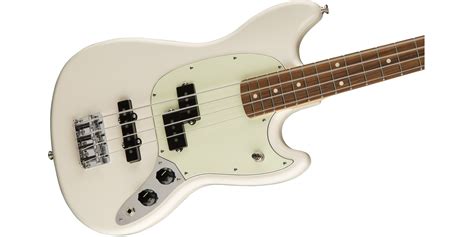 Fender Offset Mustang Bass Pj Olympic White Uk