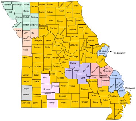 Dry Counties In Missouri