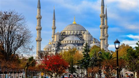Blue Mosque Istanbul Sultan Ahmed Mosque Turkey Hd Travel Wallpapers