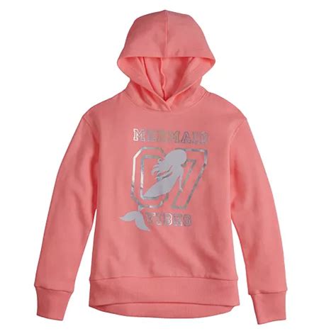 girls 7 16 and plus size so® fleece pullover graphic hoodie