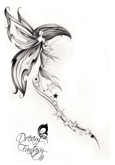 Illustration Design Tattoo Fairy Tattoo Fairy Tattoo Designs