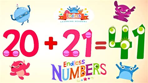 Endless Numbers 41 Learn Number Forty One Fun Learning For Kids