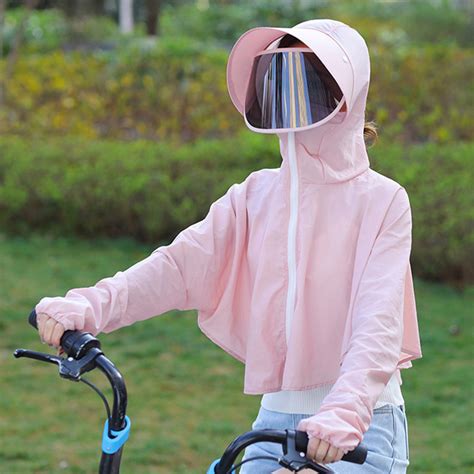 正規通販 ice silk sun protection clothing uv shawl for cycling in summer