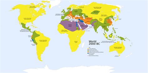 World 1000 And 2000 Bc Vivid Maps