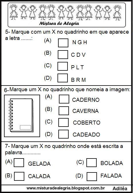 Simulado De PortuguÊs 1º Ano Ciclo De AlfabetizaÇÃo Imprimir E FDC