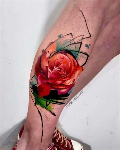 Update 77 Rose Tattoo Watercolor Best Incdgdbentre