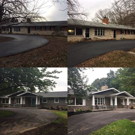 Before And After A Ranch Makeover Ranch House Exterior Ranch House