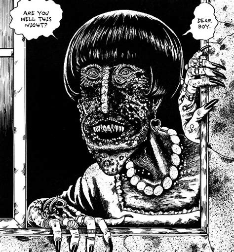 The major turning point in the plot is utterly. junji ito the window next door | Arte horror, Dibujos y Imagenes creepy