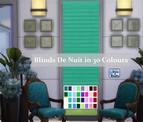 My Sims 4 Blog Blinds And Shades In 30 Colors By Wendy35pearly
