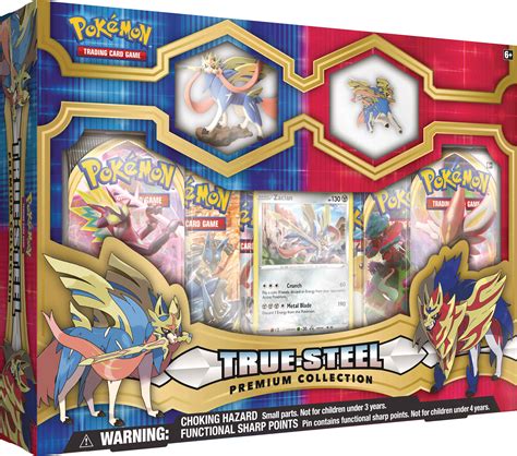 Free shipping on all orders, no code required. Pokémon TCG: True Steel Premium Collection- Featuring Zacian- Includes Foil Card, Finey Sculpted ...