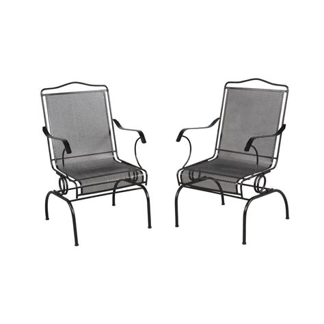 Shop with afterpay on eligible items. Patio Chairs Jackson Action in Black, UV Protected Rocking ...