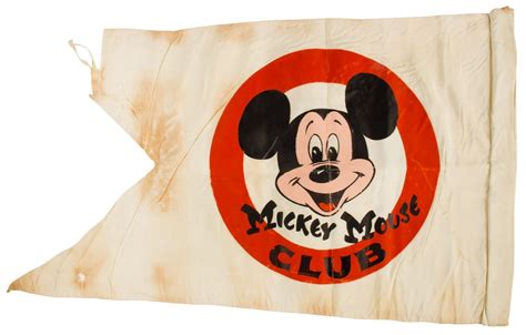 Walt Disney Studio Mickey Mouse Club Flag