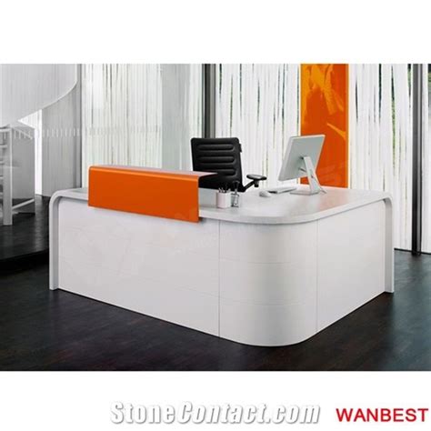 Find quality modern reception desk manufacturers & promotions of furniture and home. Hot Sale Special Design Artificial Stone Small Hotel Lobby ...