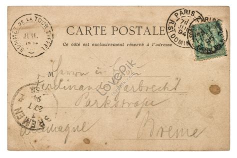 Photo De Lettre De Carte Postale Manuscrite Vintage Avec Texte