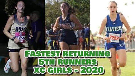 fastest 5th runners returning in 2020 girls