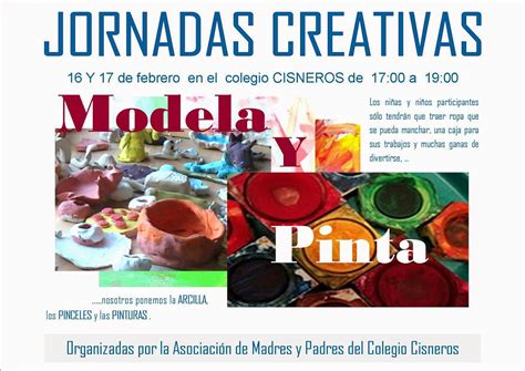 Ampa C P Cisneros Jornadas Creativas Modela Y Pinta