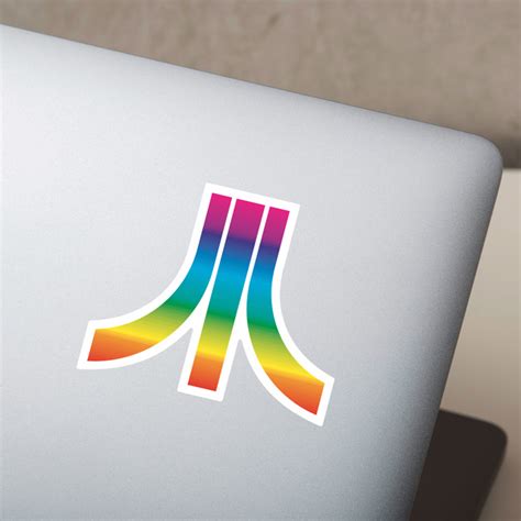 Sticker Atari Multicolored