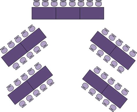 Rectangle Table Seating Chart