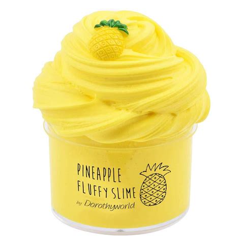 Dorothyworld 2018 Newest Yellow Pineapple Butter Fluffy Slimesuper
