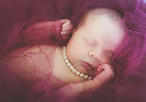 Newborn Photo Shoot Baby Girl Nest Tulle Purple Red Burgandy Maroon