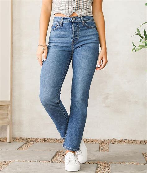 Levi S® Wedgie Straight Stretch Jean Women S Jeans In Love In The Mist Buckle